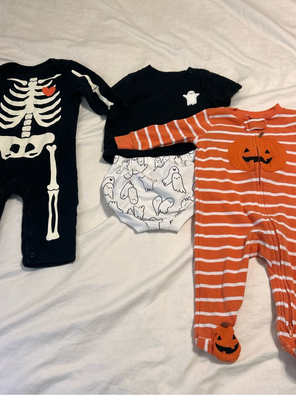 Lot Of 3 Baby Boy Halloween Clothes Cat & Jack Old Navy Carters Size 6M 3-6M